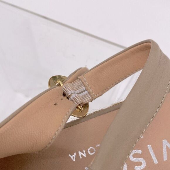 Viscata  Flat Espadrille Sling Back Sandals Comfort Leather Tan size 11 - Picture 8 of 12